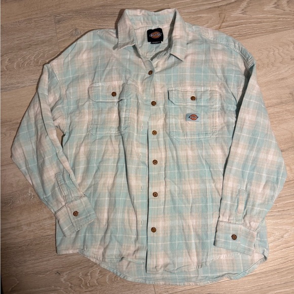 Dickies Other - Dickies Soft Blue Checkered Shirt